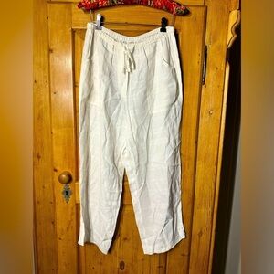 Whites by Rexx Lightweight Summer Wide Leg Pants Sz Small Scandigirl Boho
